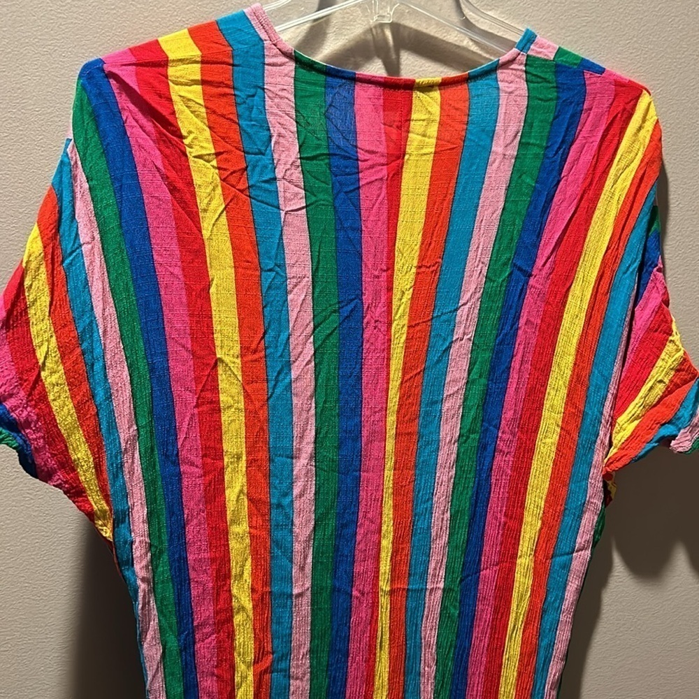 Show Me Your Mumu Get Twisted Striped Maxi Dress Size Small - Picture 9 of 9